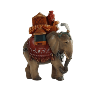 Sonia Demetz Krippe Elefant mit Sattel – presepe Elefante con sella -crib  Elefant with sattle