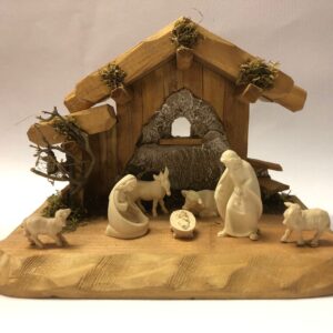 Georg crib, complete, nativity